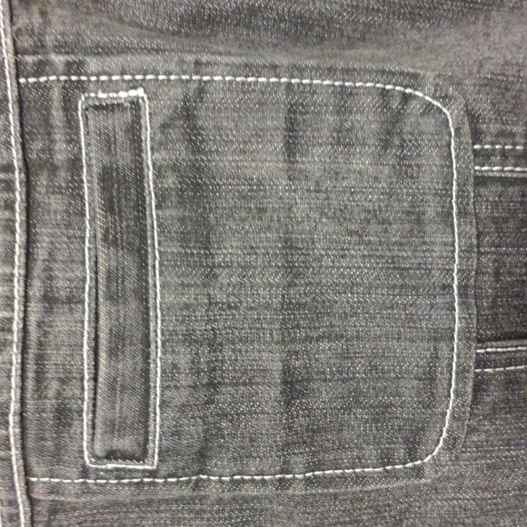 ORLY Women's Jean Denim Jacket White Stitching Chest Pockets One Button Cuffs - Picture 6 of 16